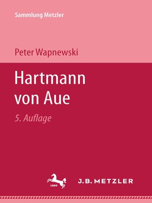 cover image of Hartmann von Aue